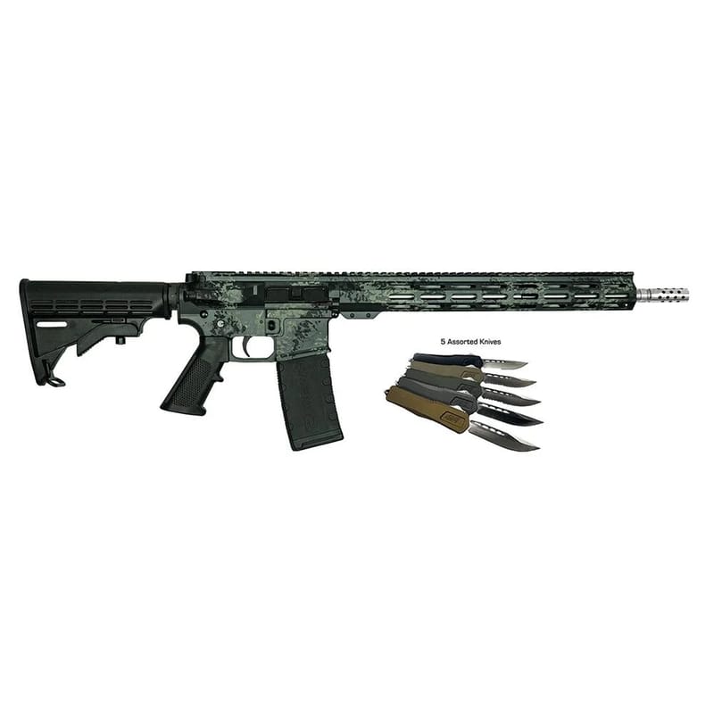 638457790887 GLFA AR15 RIFLE 223 WYLDE - BUNDLE W/ 5 KNIVES LICHEN ...