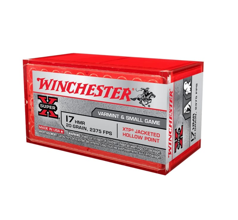 020892102545 Winchester 17 HMR Ammunition Super-X X17HMR1 20 Grain ...