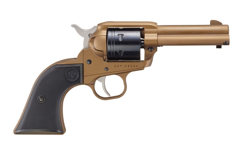 736676020546 Ruger 2054 Wrangler 22 LR 6 Shot 3.75" Burnt Bronze Ce...