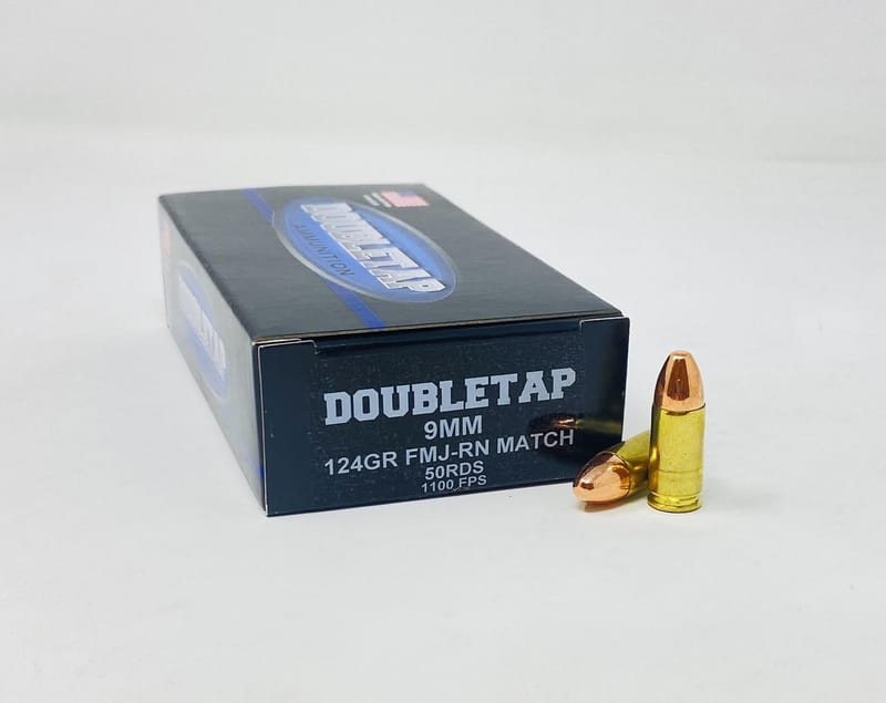 091037282347 DoubleTap 9mm Luger Ammunition 9MM124T50 124 Grain Ful...