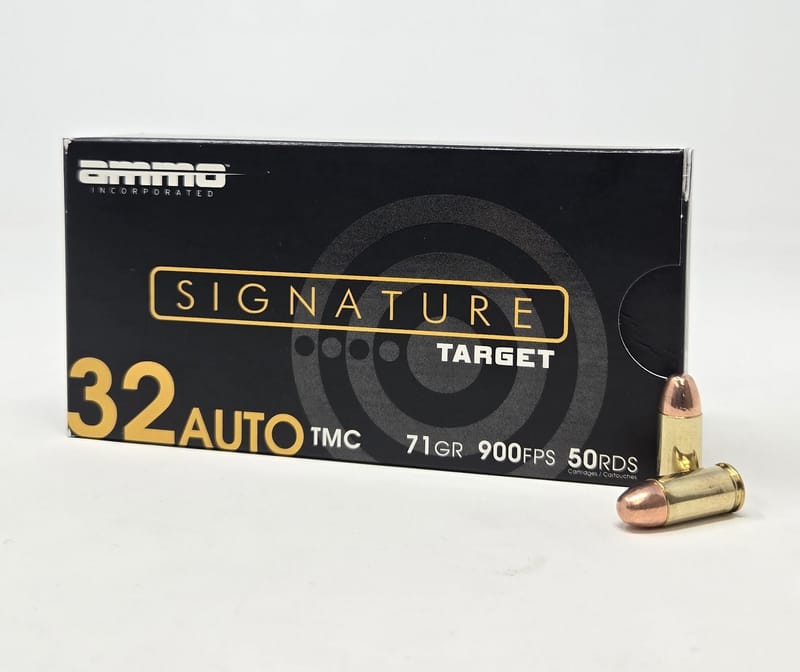 818778024421 Ammo Inc 32 Auto Ammunition Signature Target AI32071TM...