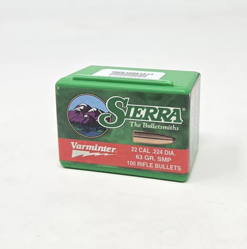 092763013700 Sierra 22 Cal (.224 Dia) Reloading Bullets Varminter S...