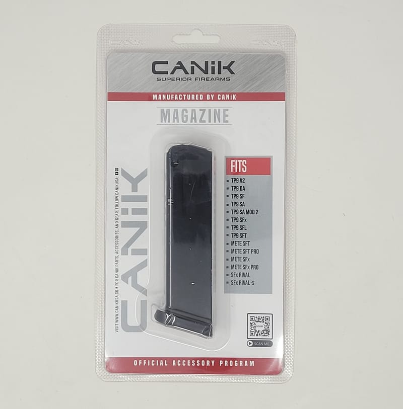 787450816213 CANIK TP FULL SIZE - 18 round, 9mm Luger magazine is c...