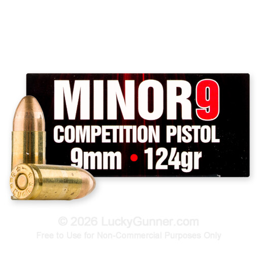 650911090128 Eley 9mm Ammo 124gr Full Metal Jacketed Ammunition - 5...