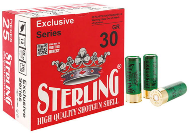 8698779950620 Sterling Exclusive Series 12 Gauge 2.75" #6 — 25/Box