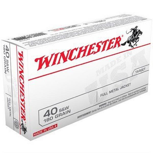 020892203006 ** Winchester USA 40 S&W Full Metal Jacket Ammo - 180 ...