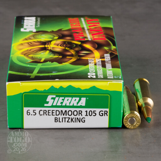 604544665345 Sierra Prairie Enemy 6.5 Creedmoor 105gr. BlitzKing Am...