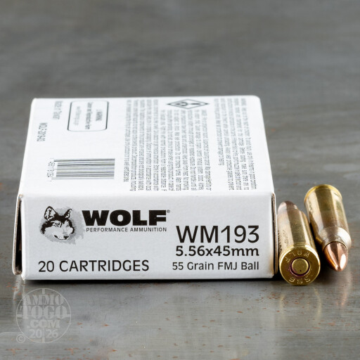 645611610547 Wolf Ammunition - 5.56x45mm NATO M193 - 55 Grain Full ...