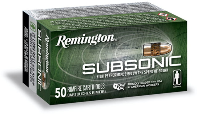 047700482804 Remington Ammunition 21137 Subsonic Rimfire 22LR 40gr ...