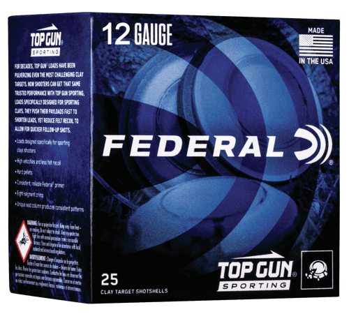 604544646450 Federal Top Gun Sporting Shotgun Ammo 12 ga. 2.75 in. ...