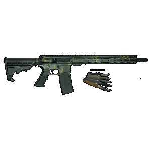 638457790863 Great Lakes GL15 GLFA LBLK Rifle Bundle .223/5.56 16in