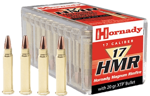 090255831726 Per Round – ** Hornady 17 HMR 20 Grain XTP Varmint Amm...