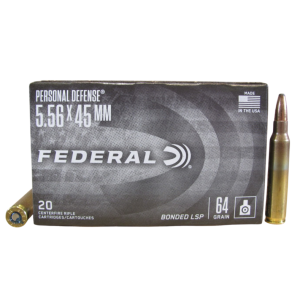 604544702637 5.56 NATO 64gr BLSP Personal Defense 20/Box