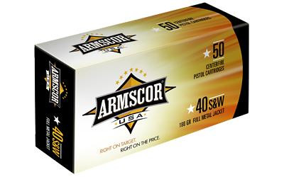 812285020082 ** ARMSCOR .40 SW 180 Grain Full Metal Jacket (FMJ) - ...