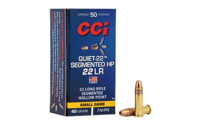 076683009708 CCI Ammunition Quiet-22 Segmented HP .22 Long Rifle 40...