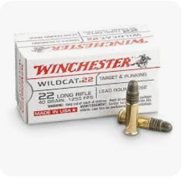 020892100060 Winchester Wildcat 22 Long Rifle Ammo 40 Grain Lead Ro...